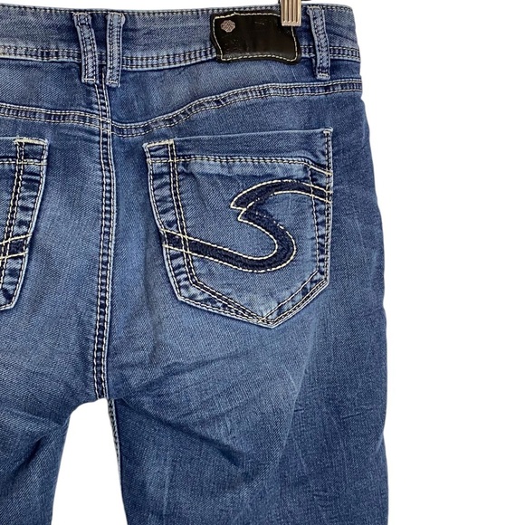 Silver Jeans Dark Blue Ankle Jeans - Picture 10 of 15